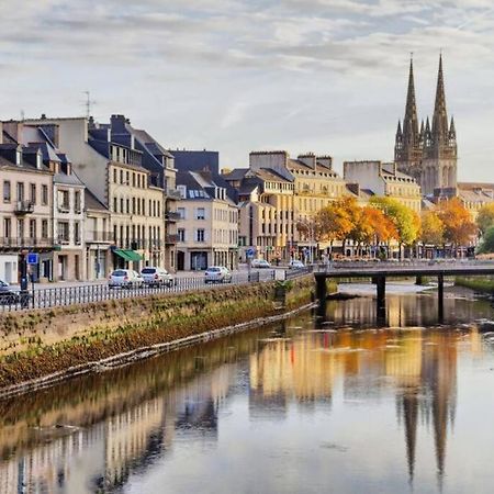 Appartamento L'Odet - Superbe Vue Sur Les Quais - Hyper Centre Quimper Esterno foto