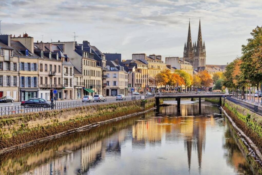Appartamento L'Odet - Superbe Vue Sur Les Quais - Hyper Centre Quimper Esterno foto